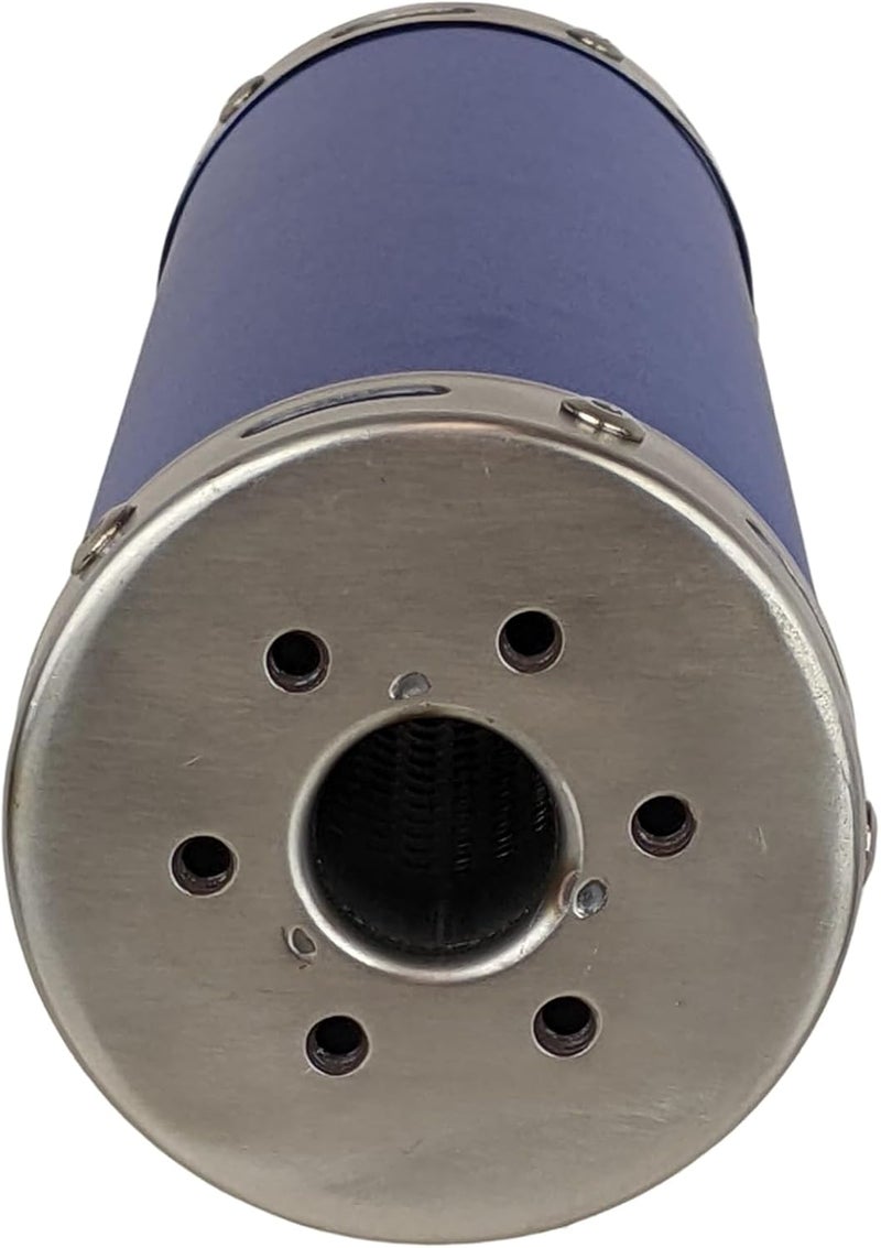 RedCap High Performance Exhaust System Muffler for GY6 50cc Scooter Moped TaoTao Jonway Kymco 139QMB (Blue) - Image 5